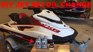 DIY Oil change for Yamaha VXR Waverunner [upl. by Svend]