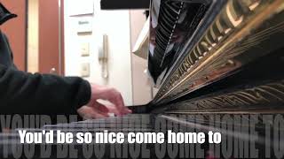 Youd be so nice come home to  ユービーソーナイスカムホームトゥー Jazz Piano [upl. by Enilasor]