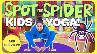 Spot the Spider  A Cosmic Kids Yoga Adventure app preview [upl. by Hannan]