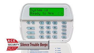 Alarm Troubleshooting  Silencing Trouble Beeps on DSC Power Series [upl. by Schlessel]