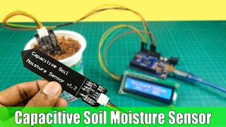 Capacitive soil moisture sensor v12 Arduino code Step by step instructions [upl. by Bevon]