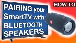 Connecting a Bluetooth Speaker to a TV how to pair [upl. by Ahsienad]