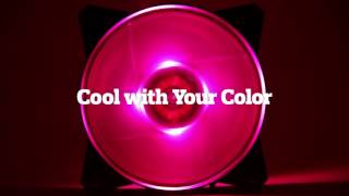 MasterFan Pro 120 Air Balance RGB  Reveal CoolerMaster RGB FAN [upl. by Rabi476]