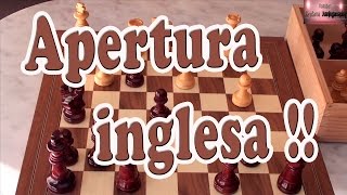 Apertura inglesa Espectacular Sacrificio de Dama Ajedrez Chess [upl. by Nayarb]