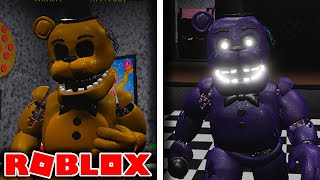 Becoming Withered Golden Freddy and Shadow Freddy in Roblox Archived Nights FNAF RP [upl. by Krischer]