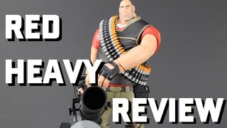 Red Heavy Weapons Guy TF2 Action Figure Review From NECA By Glasseater [upl. by Assirem832]