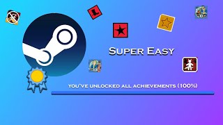 5 Super Easy Games To 100 on Steam [upl. by Bean]