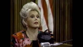 What darling ZSA ZSA GABOR on trial for slapping a cop CBS EVENING NEWS 9261989 [upl. by Adianes100]