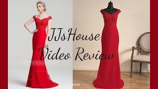 Red Evening Dress Sparkly  JJsHouse [upl. by Tove]