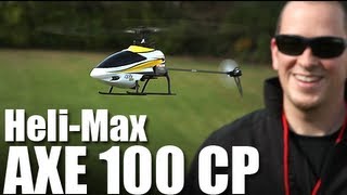 Flite Test  HeliMax AXE 100 CP  REVIEW [upl. by Aicarg]