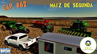 FS19 ARGENTINANUEVO TRACTORCOSECHANDO MAÍZ DE SEGUNDAMULTIPLAYERSERIE VIDA REALCAP 62 [upl. by Kape834]