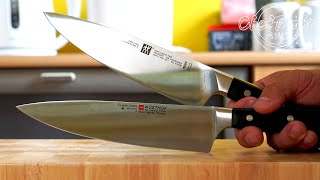 Zwilling Pro VS Wusthof Ikon Classic Chefs Knife  Zwilling J A Henckels [upl. by Aleciram]