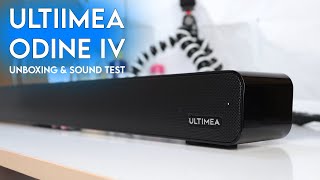 Ultimea Odine IV Soundbar Unboxing amp Sound Test 100W With BT 50 amp HDMI For Only Under 80 [upl. by Ifok15]