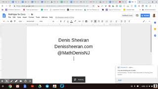 Mathtype for Google Docs [upl. by Cheatham753]