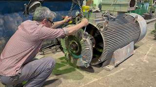 everything about the electric motors  Giant electric motor 250kw 1000rpm service [upl. by Uno]