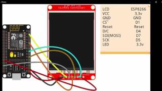 TFT LCD screen wifi scan in Nodemcuesp8266 [upl. by Damle]