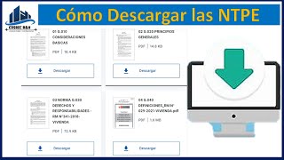 Descarga Todas la NORMAS TÉCNICAS DE EDIFICACIONES  Gratuito [upl. by Rrats]