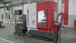 KUNZMANN MILLING MACHINE WF610 CNC Eng [upl. by Norty]