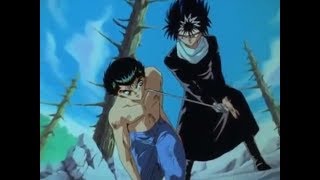 Yusuke VS Hiei  Dublado  HD  Yu Yu Hakusho [upl. by Studner]