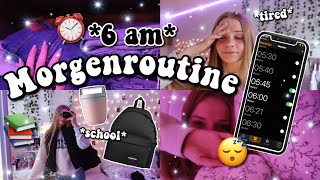 6am Morgenroutine🥴Back to School📚11Klasse💞  kathie [upl. by Ademordna]