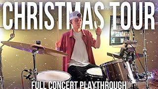 Phil Wickhams Christmas Tour  Full Concert  Drumming Playthrough [upl. by Broadbent]