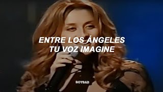 Lara Fabian  Quedate Letra  video [upl. by Gnep982]