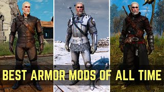 Most Downloaded LoreFriendly Armor Mods  Witcher 3 [upl. by Modnarb]