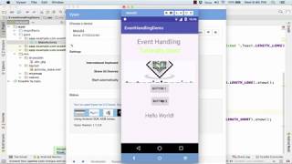 Android  Event Handling [upl. by Brandie]