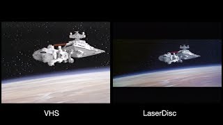 VHS vs LaserDisc Star Wars [upl. by Saylor312]