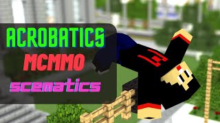 ACROBATICS MCMMO  GRINDER SCEMATICA  COMPLETE GUIDE  HOW TO LEVEL UP ACROBATICS MCMMO XP [upl. by Alpert]