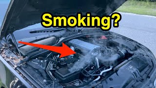 How to diagnose smoking amp steaming under the hood of your car [upl. by Dyke]