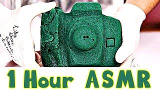 1 Hour ASMR Floral Foam Experience Crushing and Cutting Floral Foam [upl. by Ocko]