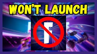 How to Fix Fortnite Wont Launch on PC [upl. by Boff]