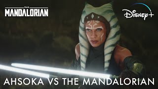 Ahsoka Tano vs The Mandalorian  Disney [upl. by Alimrahs]