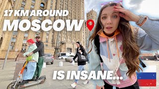 EXPLORING MOSCOW IN 1 DAY 🇷🇺 Garden Ring Russia Vlog [upl. by Anifur]