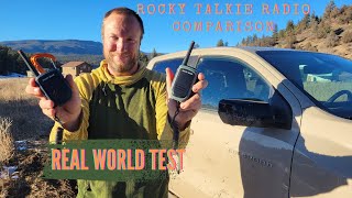 The Best Walkie Talkie Real World Testing Rocky Talkie 5 Watt GMRS vs Mountain Radio [upl. by Artekal871]