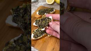 TOSTA DE TAPENADE 🫒🍞 ¡Tenéis que probarla receta youtubeshorts [upl. by Syl]