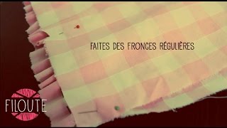 Couture à la main – Faire des fronces [upl. by Eniluj]