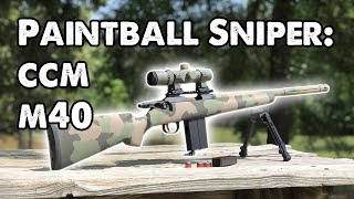 New Paintball Sniper Rifle  The CCM M40 [upl. by Redford]