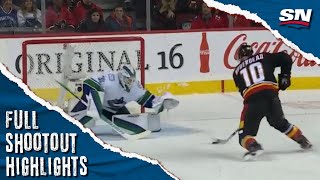 Vancouver Canucks at Calgary Flames  FULL Shootout Highlights  December 14 2022 [upl. by Aciret]