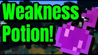 How to Make a Splash Potion of Weakness in Minecraft  FAST and EASY Shorts [upl. by Constancia663]