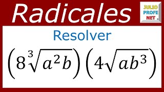 MULTIPLICACIÓN DE RADICALES DE DIFERENTE ÍNDICE [upl. by Akirdnahs210]