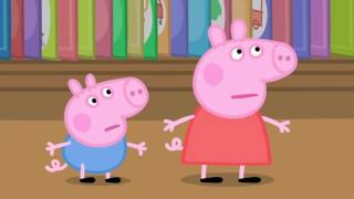 Peppa Pig  The Library 4 episode  3 season HD [upl. by Aihsekin]