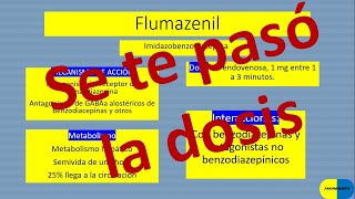 FlumazenilIntoxicación por benzodiacepinas [upl. by Aseral334]