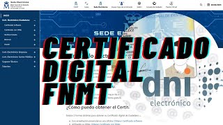 Cómo obtener CERTIFICADO DIGITAL FNMT con DNIe  Guía fácil paso a paso 👍🛠 [upl. by Balsam718]