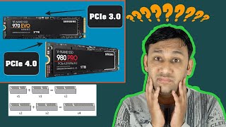 What is PCIe  PCIe 30 vs PCIe 40 Explain in Hindi [upl. by Leary]