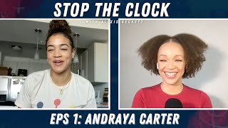 Andraya Carter talks transition from Tennessee basketball to ESPN  Stop The Clock Episode 1 [upl. by Aissyla]