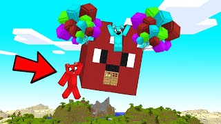 LATAJĄCY DOMEK w Minecraft 🎈😂 [upl. by Aslin]