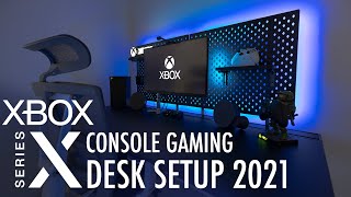 Best Xbox Series X Desk Setup amp Tech 2021 [upl. by Sorci]