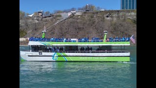 Niagara Falls Maid Of The Mist boat ride New Boats for 2021 they are 100 ELECTRIC [upl. by Eniarral915]